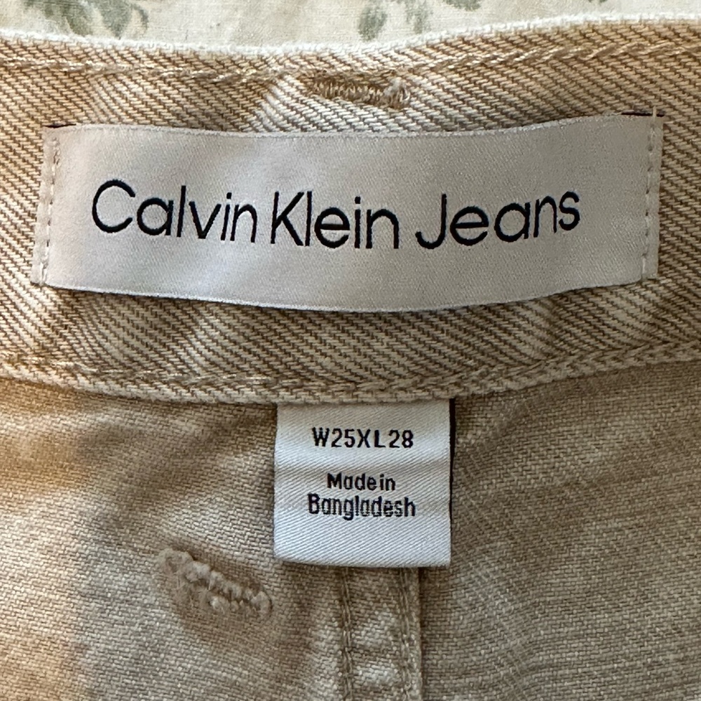 Calvin Klein Beige Denim Jeans